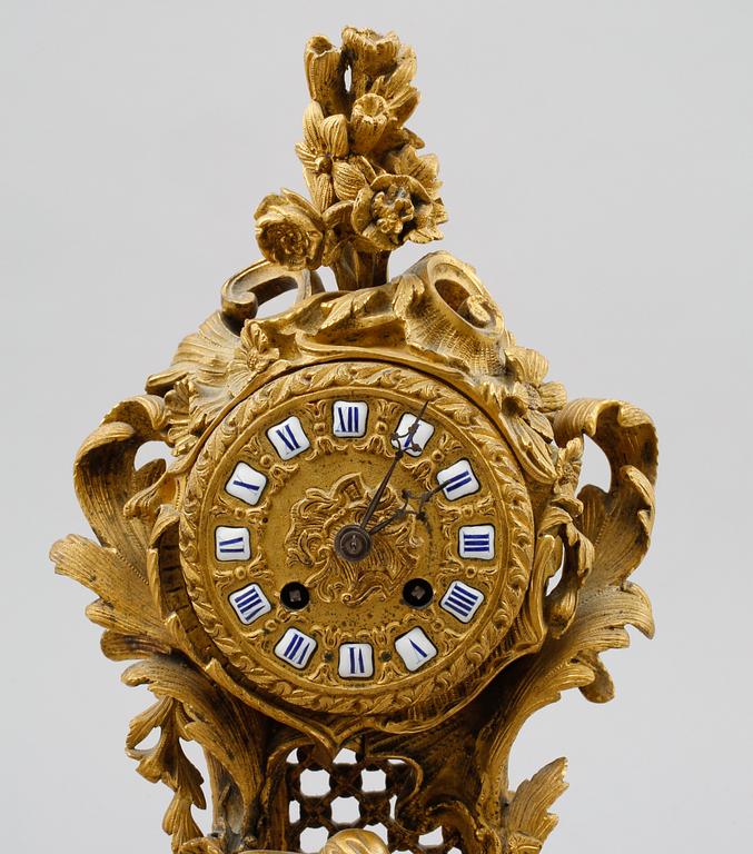 BORDSUR, Louis XV-stil, troligen Frères Raingo, Paris, 1800-talets andra hälft.