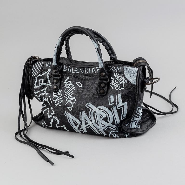 BALENCIAGA, "Grafitti City Bag",