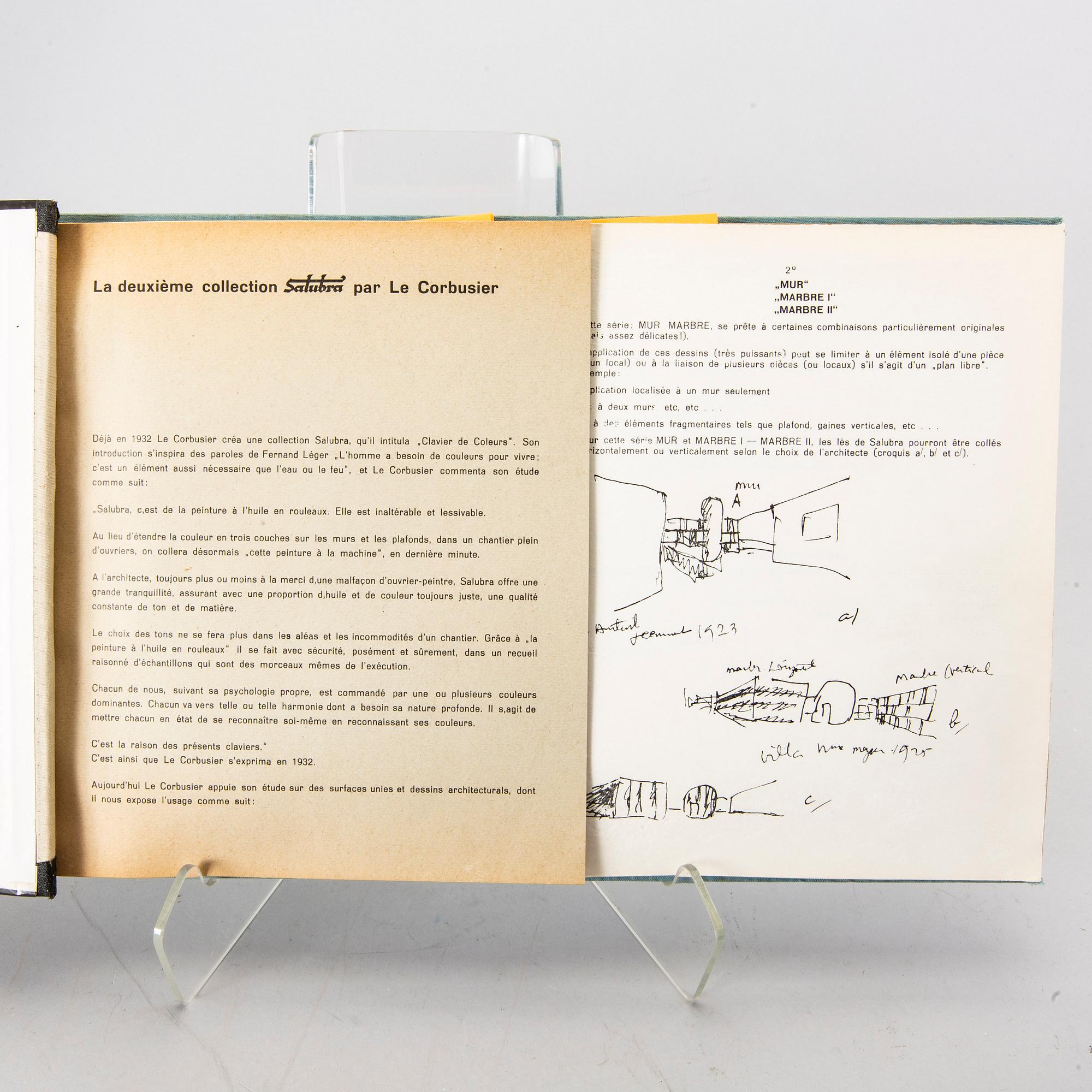 LE CORBUSIER, "Salubra, The Second Collection".