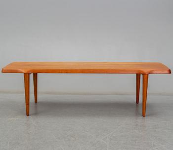 JOHN BONÉ, sofa table, Denmark. Second half of the 20th century. Signed.