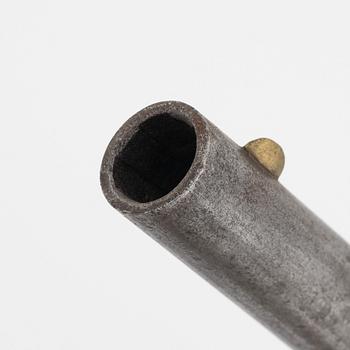 A Swedish rifled percussion pistol 1850 pattern.