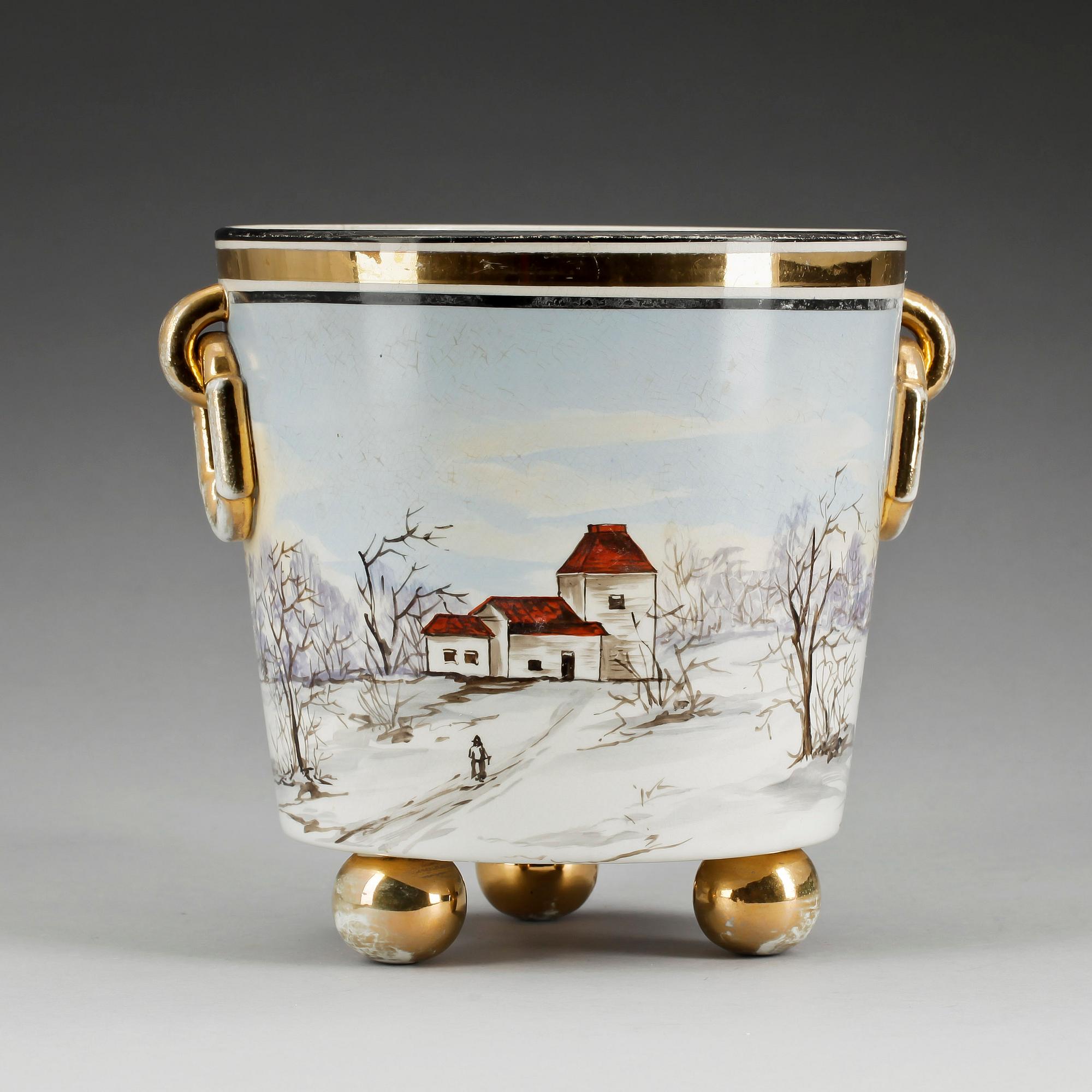 YTTERFODER, flintgods, Gustafsberg, dat -90.