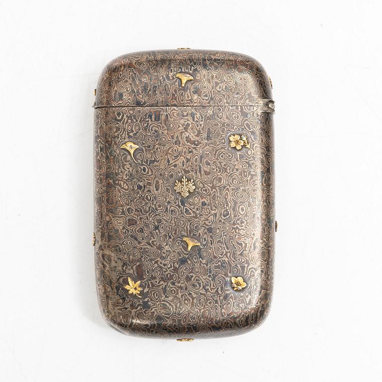 Box, made of silver, Japan, 20th century.