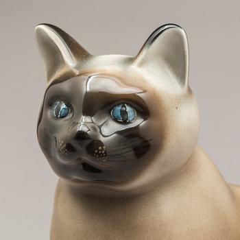 FIGURIN, Katt, porslin, Fornasetti, Italien.