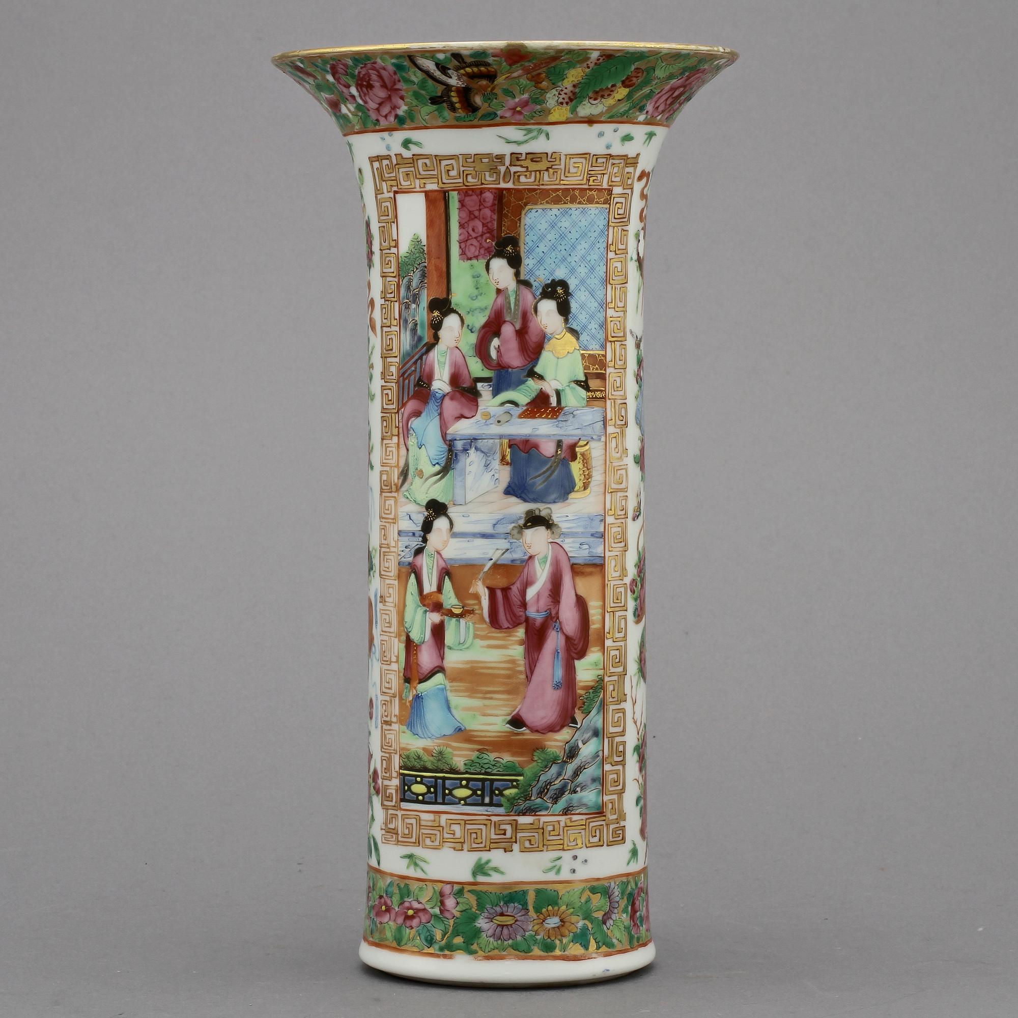 VAS, porslin, Kina, Kanton, 1900-tal.