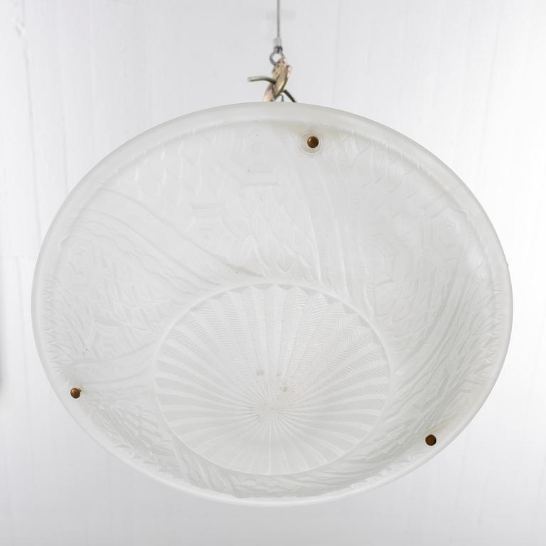 A ceiling lamp, probably France, 1920s-30s.