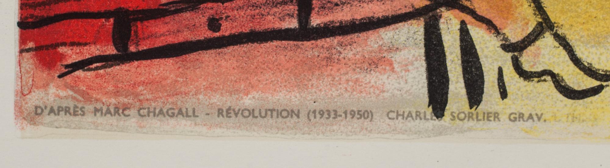 MARC CHAGALL, affisch, Mourlot 1963.