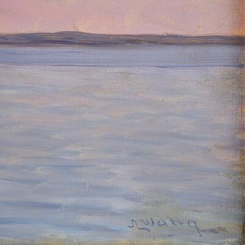 Albert Edward Wang, Sunset outside Hellerup.