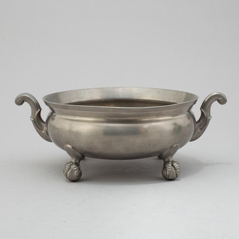 GAB. Skål, tenn, kallskålsskål, 1936.