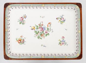 Tea table, Rococo style, Rörstrand, 19th century.