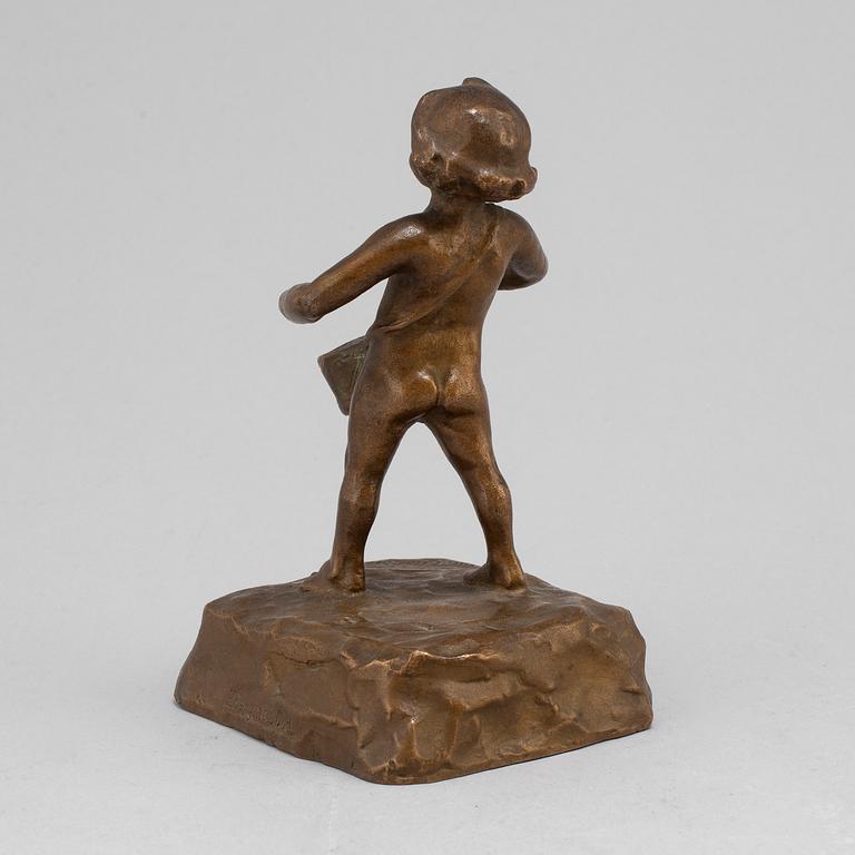 ALICE NORDIN, sculpture, bronze, signed.