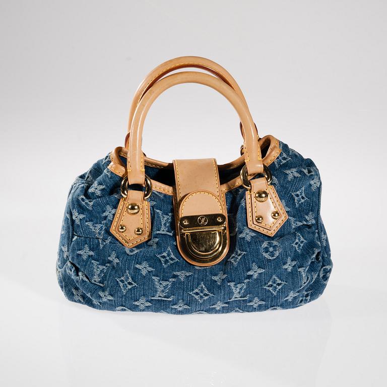 VÄSKA, "Denim Pleaty", Louis Vuitton.