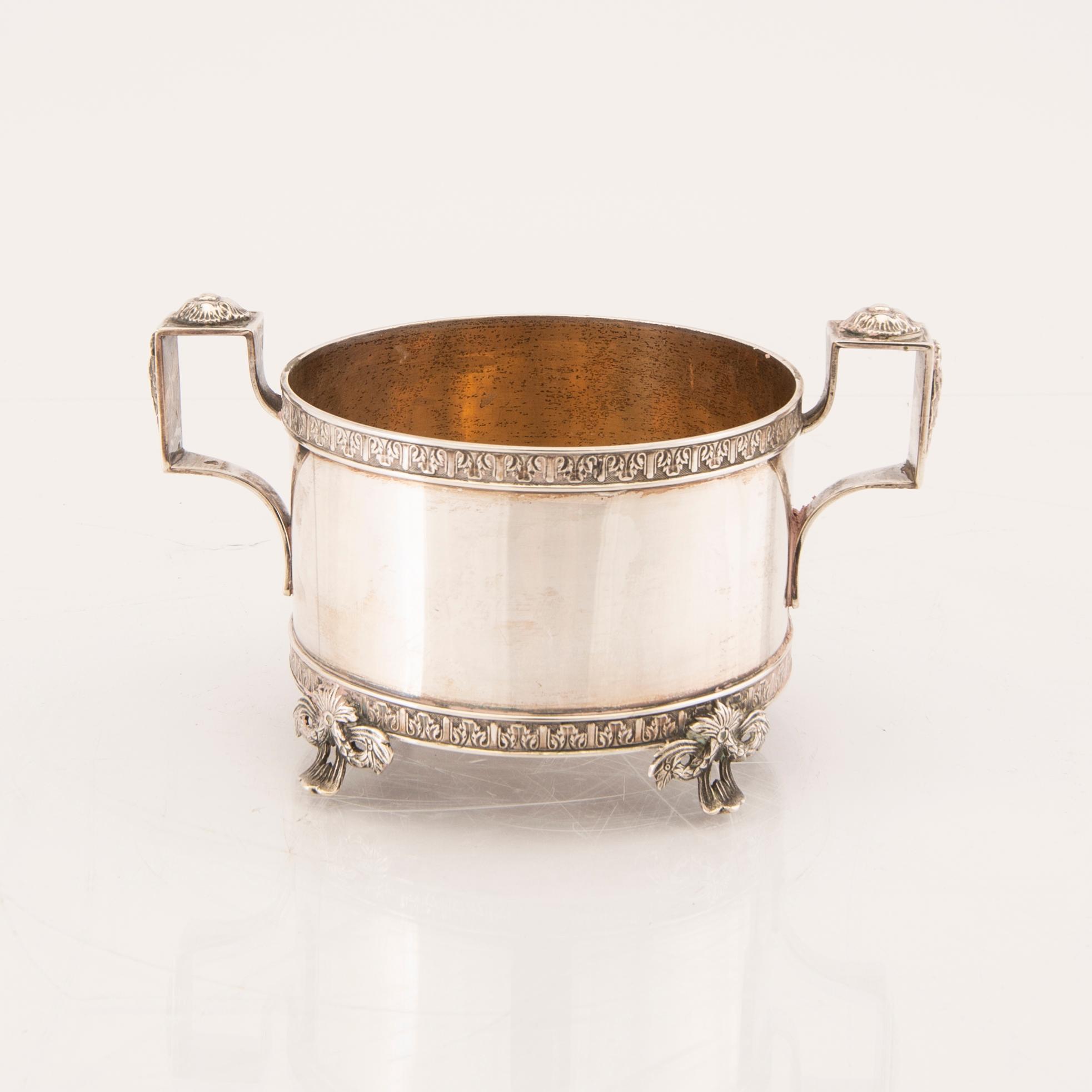 Sockerskål silver Sverige 1904.