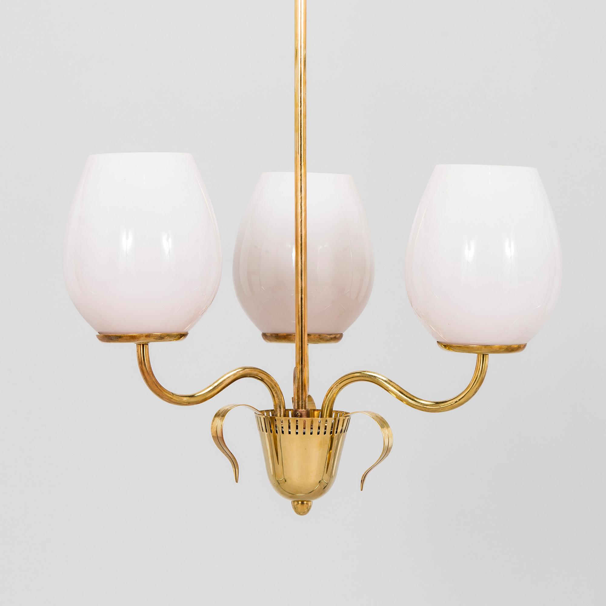 Taklampa, modell 51163, Idman, Finland, 1900-talets mitt.