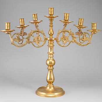 A seven-light candelabra, 20th ct.