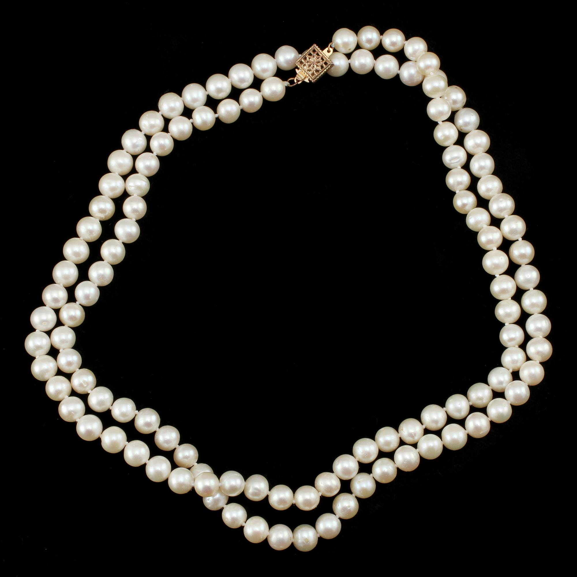 COLLIER, odlade pärlor, 1900-tal.