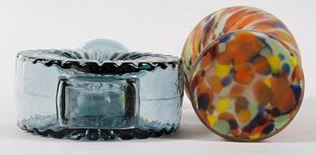 VASER, 2 st, glas. Bl a Finncristal, Finland.