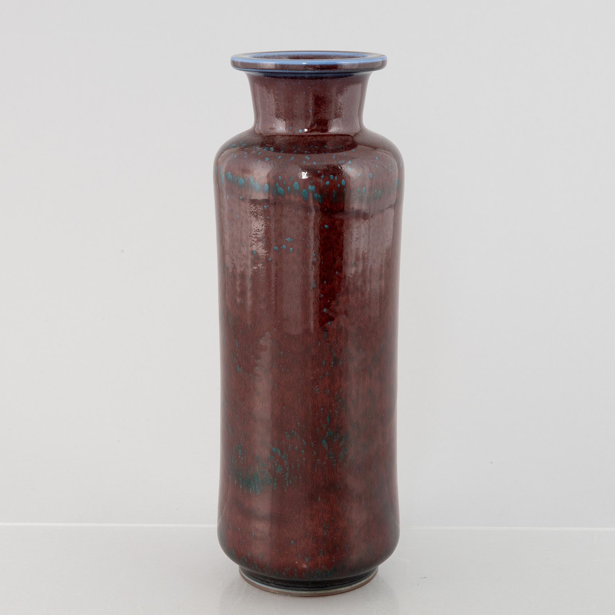 Berndt Friberg, a stoneware vase, Gustavsbergs Studio 1964.