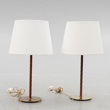 Table lamps a pair, model B-023, Bergboms.