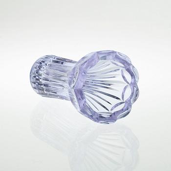 AIMO OKKOLIN, VAS, glas, "Kullero", signerad Aimo Okkolin Riihimäen Lasi Oy.