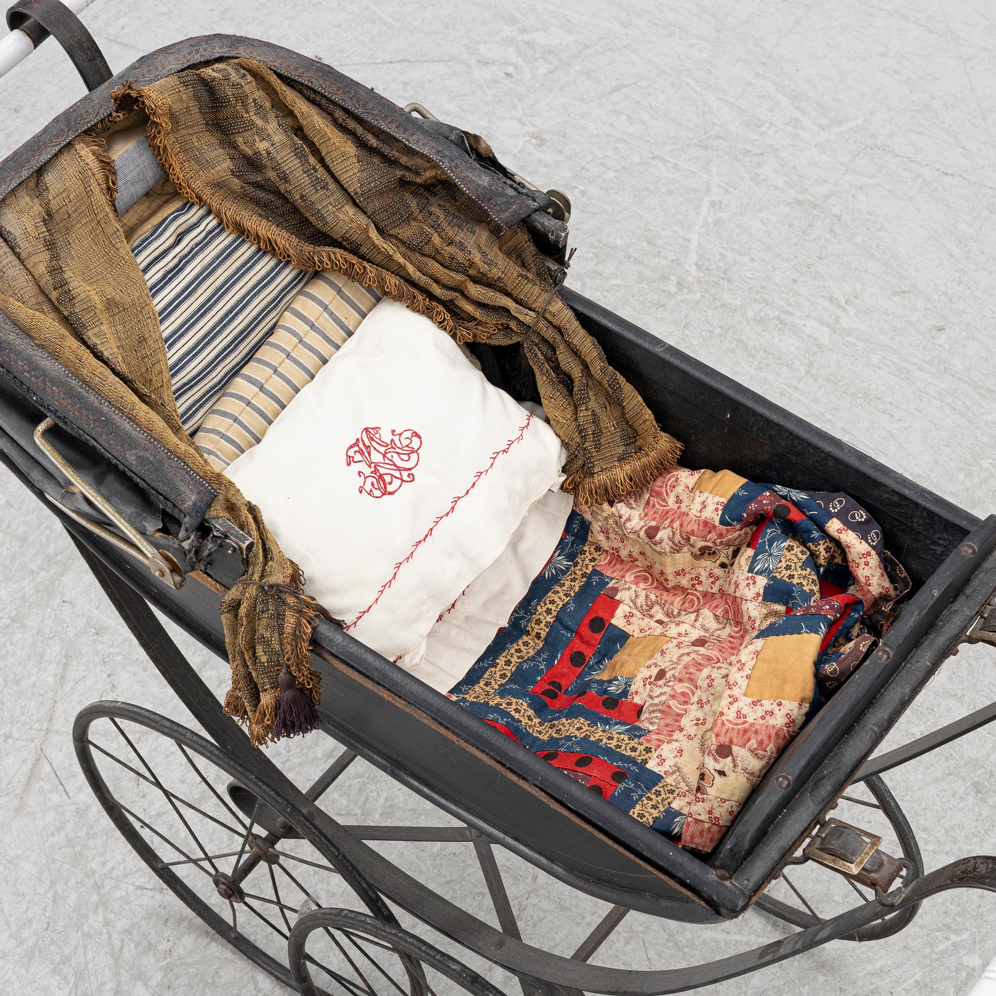 Doll's pram, first half of the 20th century.