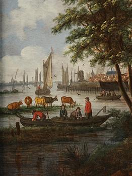 Willem van Drielenburgh, View of the city of Dordrecht.