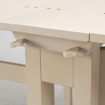 A 'Bergslagen' gate-leg table from IKEA's 18th-Century series, late 20th Century.