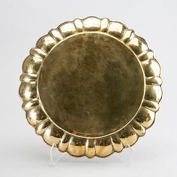 LARS HOLMSTRÖM, a brass tray.
