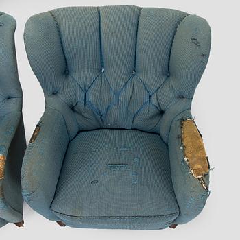 A pair of mid-20th century armchairs for Majander Ltd.