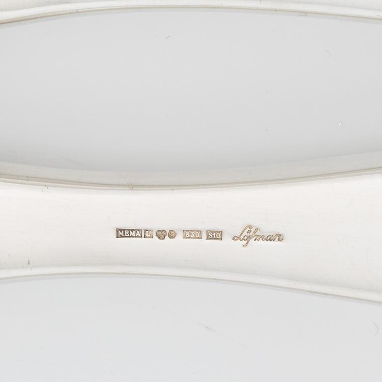 Eric Löfman, a silver cutlery, model 'Uppsala', Mema, Lidköping, some 1978 (84 pieces).