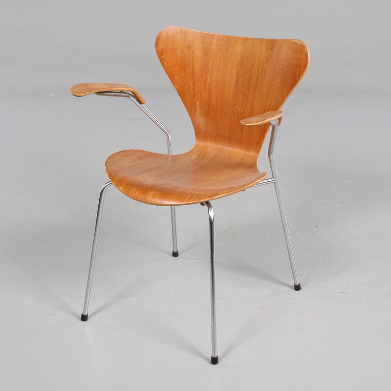 KARMSTOL, "Sjuan",  Arne Jacobsen, Fritz Hansen, 1972.