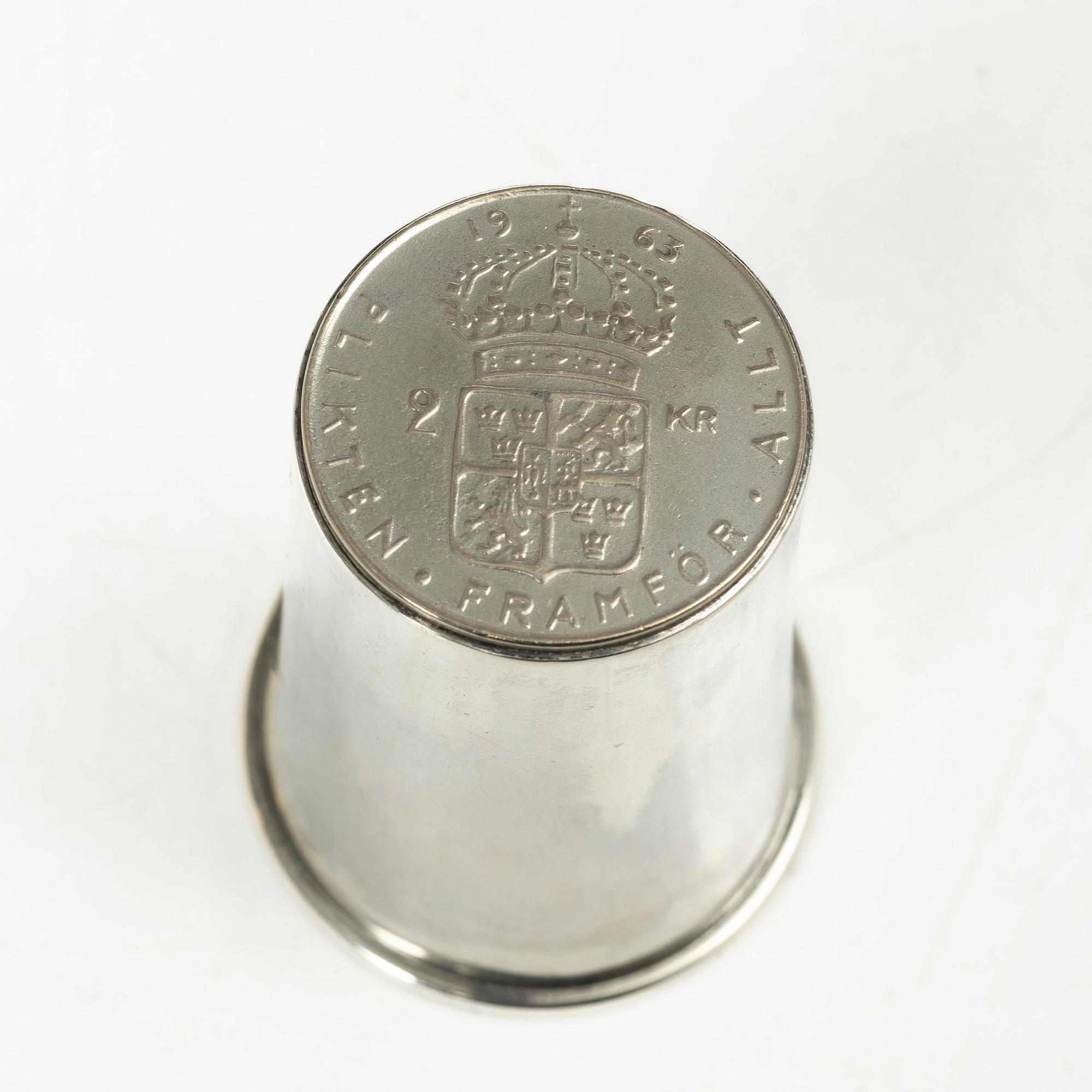 Sven-Erik Högberg, a silver cup, Gothenburg, post 1963.