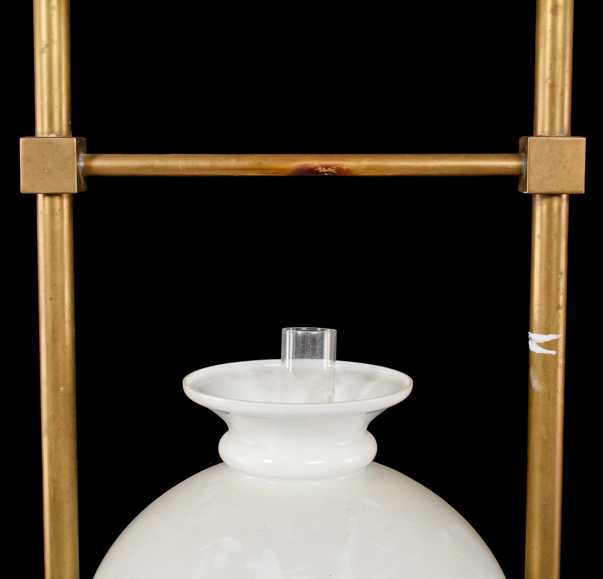 FARTYGSLAMPOR, ett par, jugend, 1900-talets första del, höjd 78 cm.