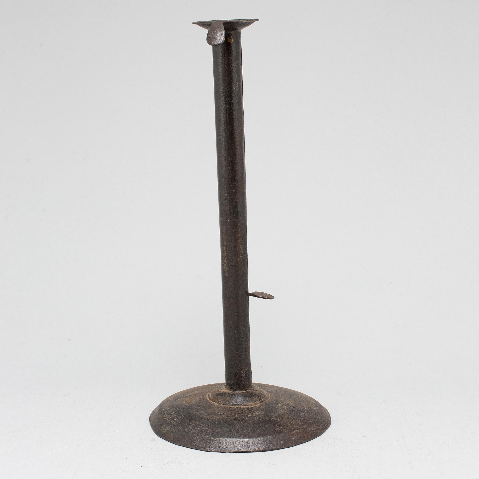 LJUSSTAKE, plåt, 1700-/1800-tal.