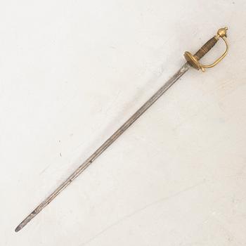 A Swedish infantry officer's sword, 1840s.