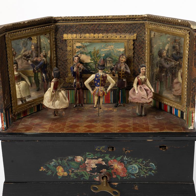 Musical automaton/music box, Germany, second half of the 19th century.