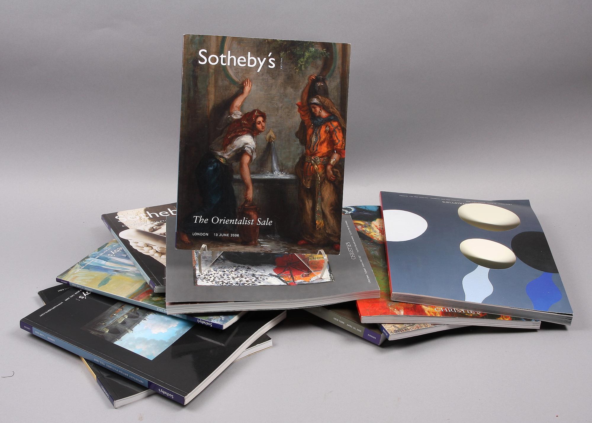 PARTI AUKTIONSKATALOGER, 2 flyttkartonger.