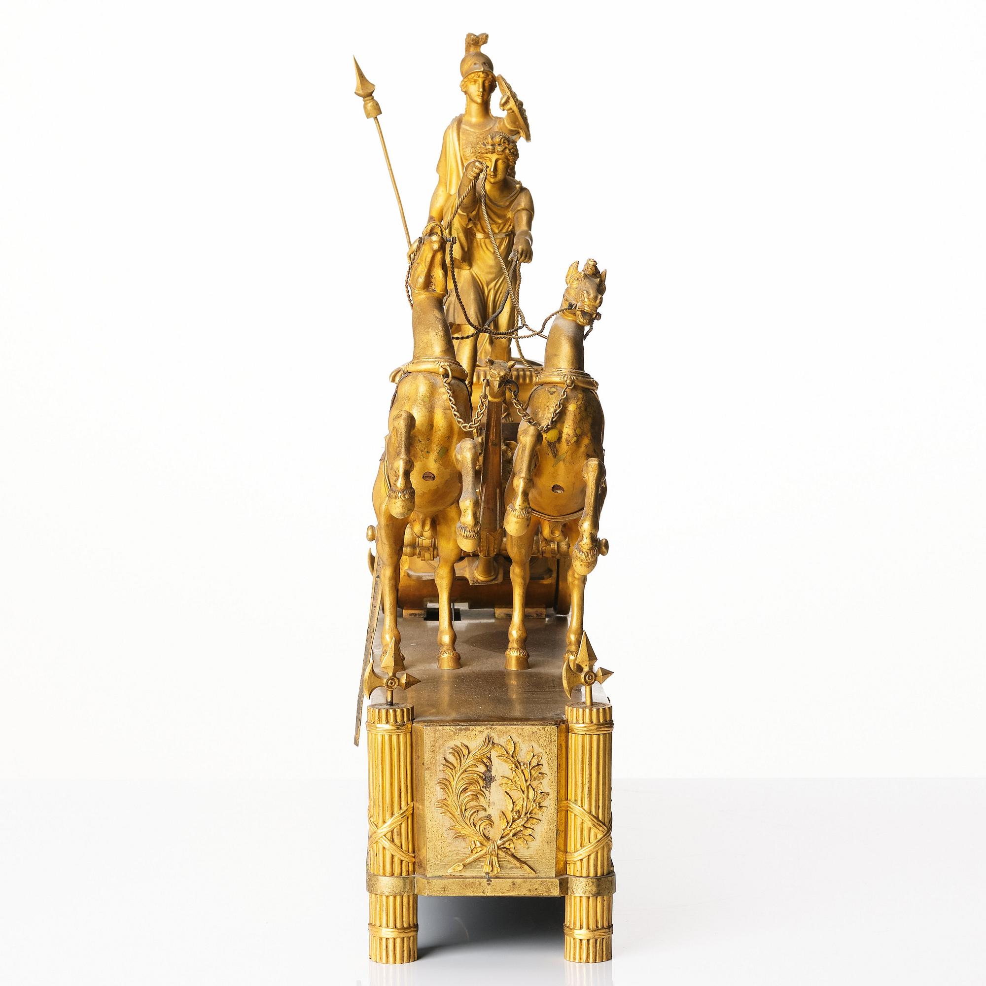 Bordspendyl, märkt J. Langlois à Paris, Parisarbete, Empire.