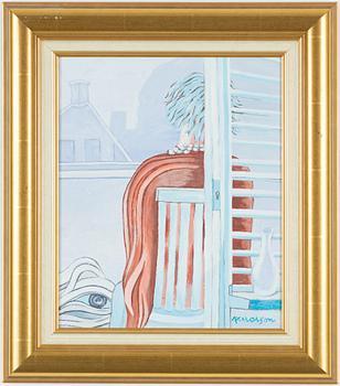 Axel Olson, På balkongen.