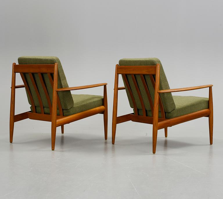 FÅTÖLJER, ett par, Grete Jalk, France & son, Danmark, 1960-tal.