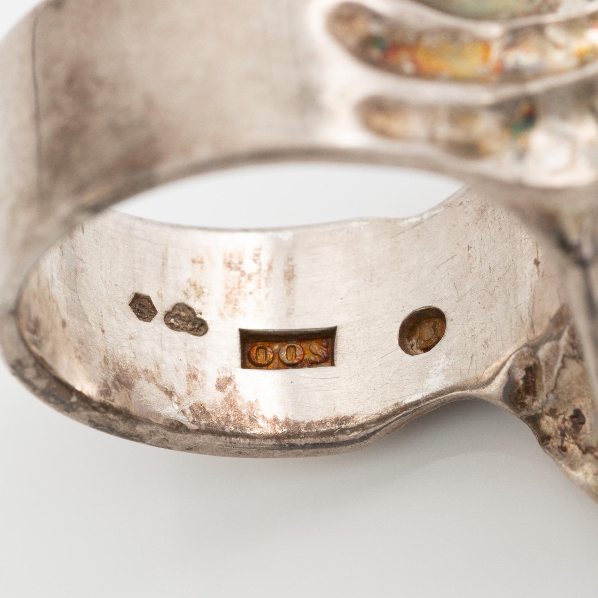 Olle Ohlsson, a ring, silver, Stockholm 1967.