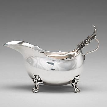 A Swedish 18th century silver cream-jug, mark of Pehr Zethelius, Stockholm 1774.