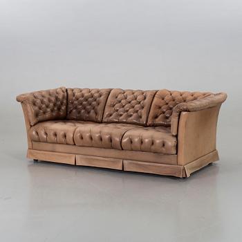 A DUX LEATHER SOFA.