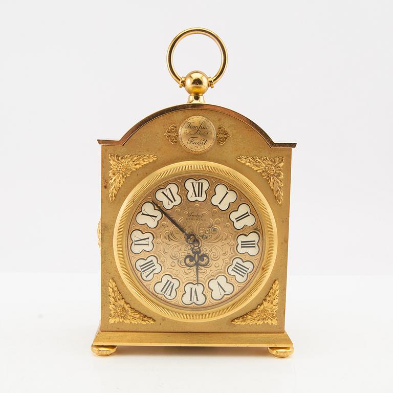 Table Clock Imhof Mid-20th Century.