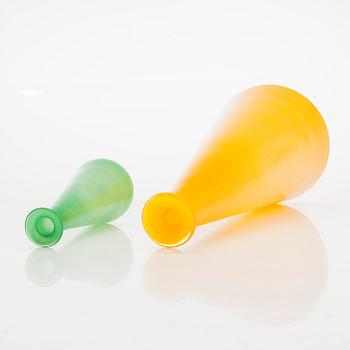 Nanny Still, karaffer, 5 st, "Tzarina", signerad Riihimäen Lasi O.Y. Nanny Still.