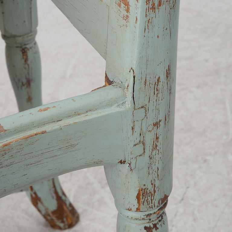A rooco chair, mid-18th century.