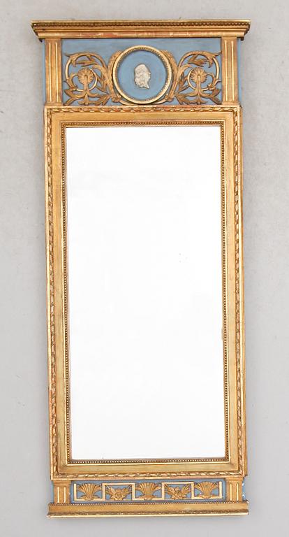 SPEGEL, sengustaviansk, Stockholms Hallstämpel 1793.