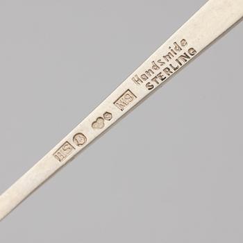 Teaspoons, 11 pcs, Hugo Strömdahl, Stockholm, 1956-1962.