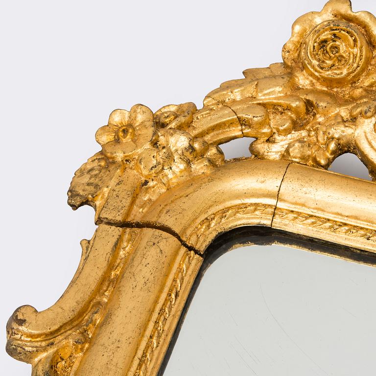 Spegel, nyrokoko, 1800-talets andra hälft.
