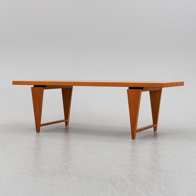 A 1960's oak coffee table by Svante Skogh, Seffle.